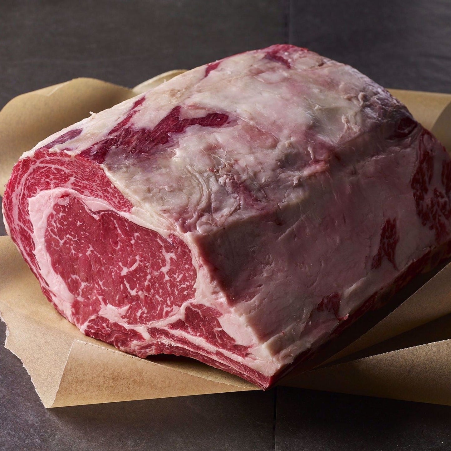 Rib Eye Bone In Roast Prime Grain Fed Black Angus Creekstone USA 600gr