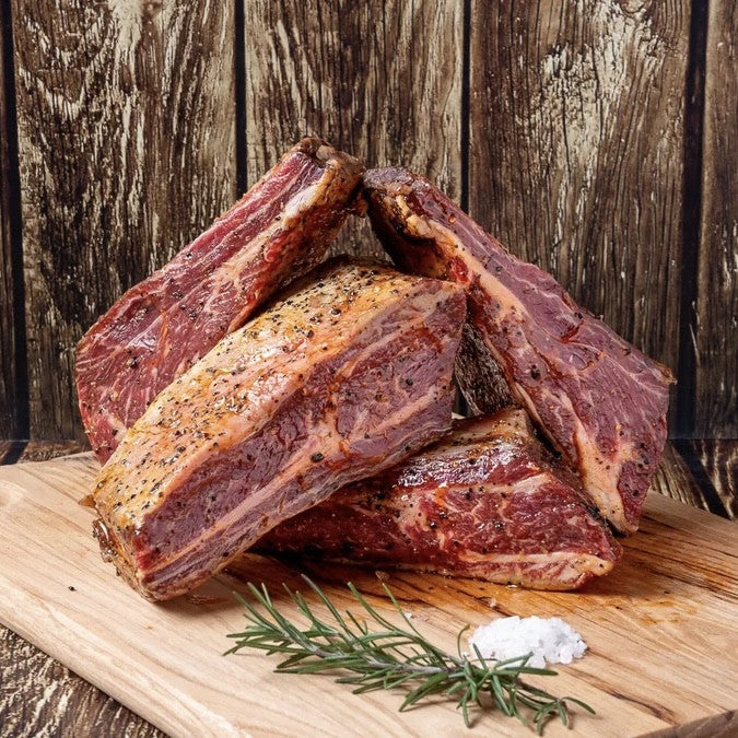 Black Angus short ribs marinated with bbq sauce & aromatic herbs 700gr