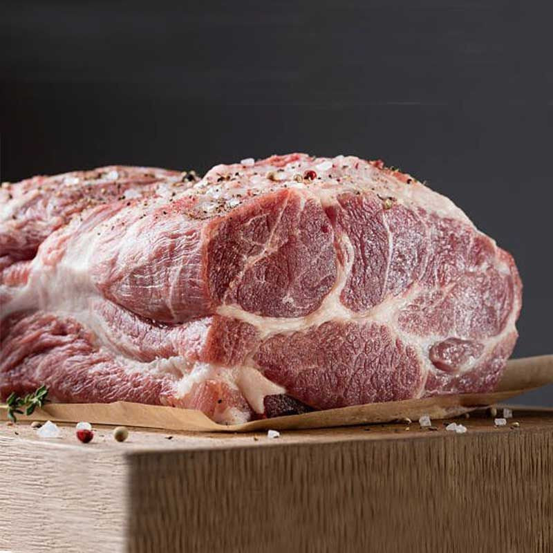 Neck with bone of Greek black pig Elefthera Voskis