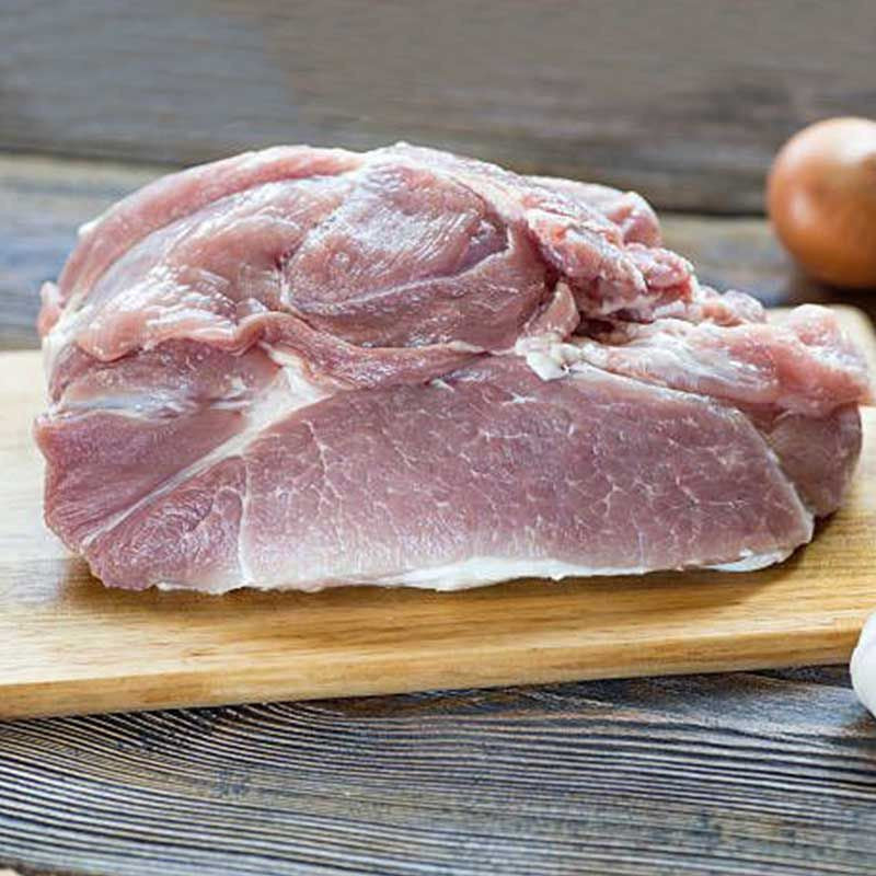 Shoulder with bone of Greek black pig Eleftheria Voskis