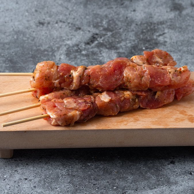 Σουβλάκι Από Μαύρο Χοίρό Ελευθέρας Βοσκής Χειροποίητο Ελλάδος