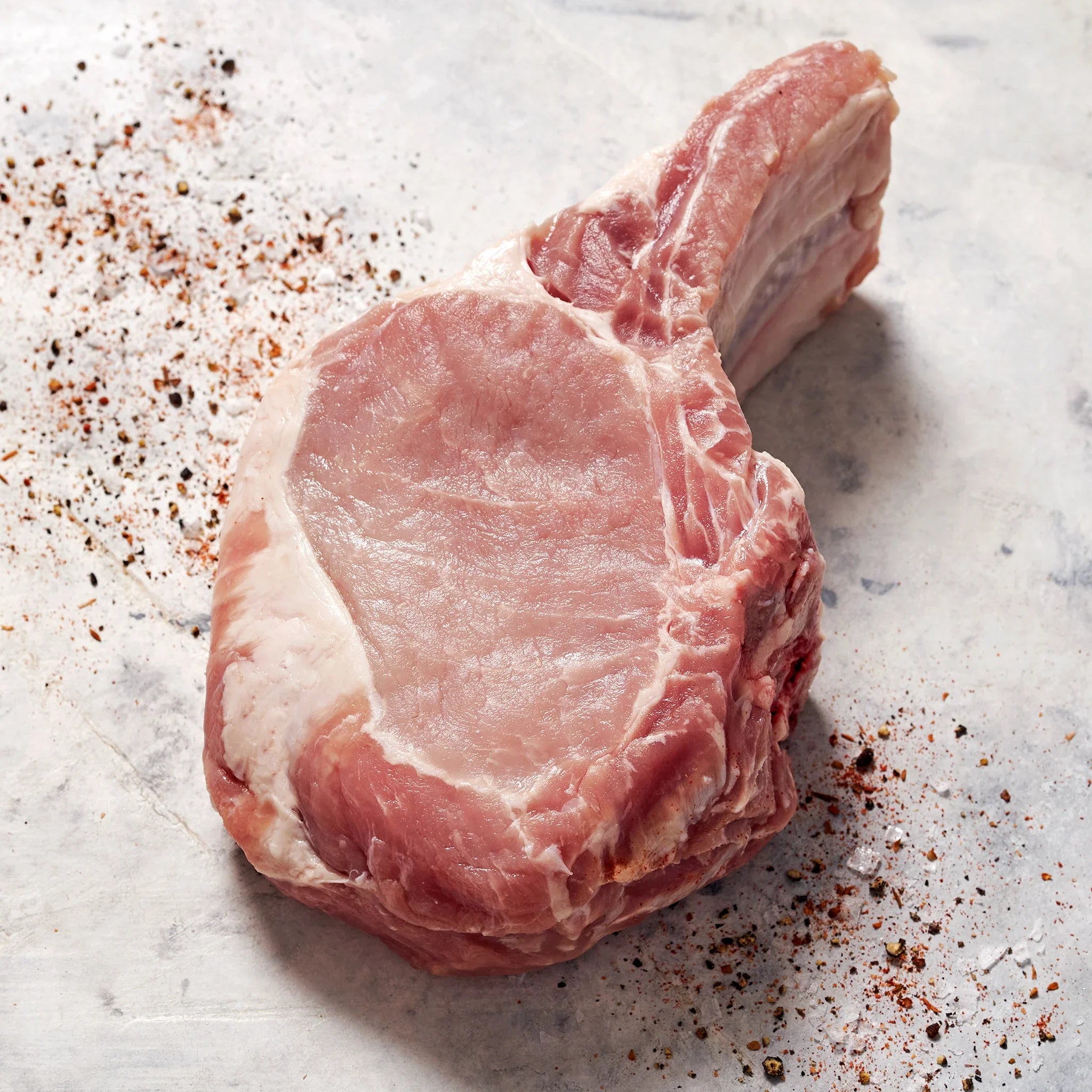 Double bone steak Ελληνικού μαύρου χοίρου Ελευθέρας Βοσκής 1kg