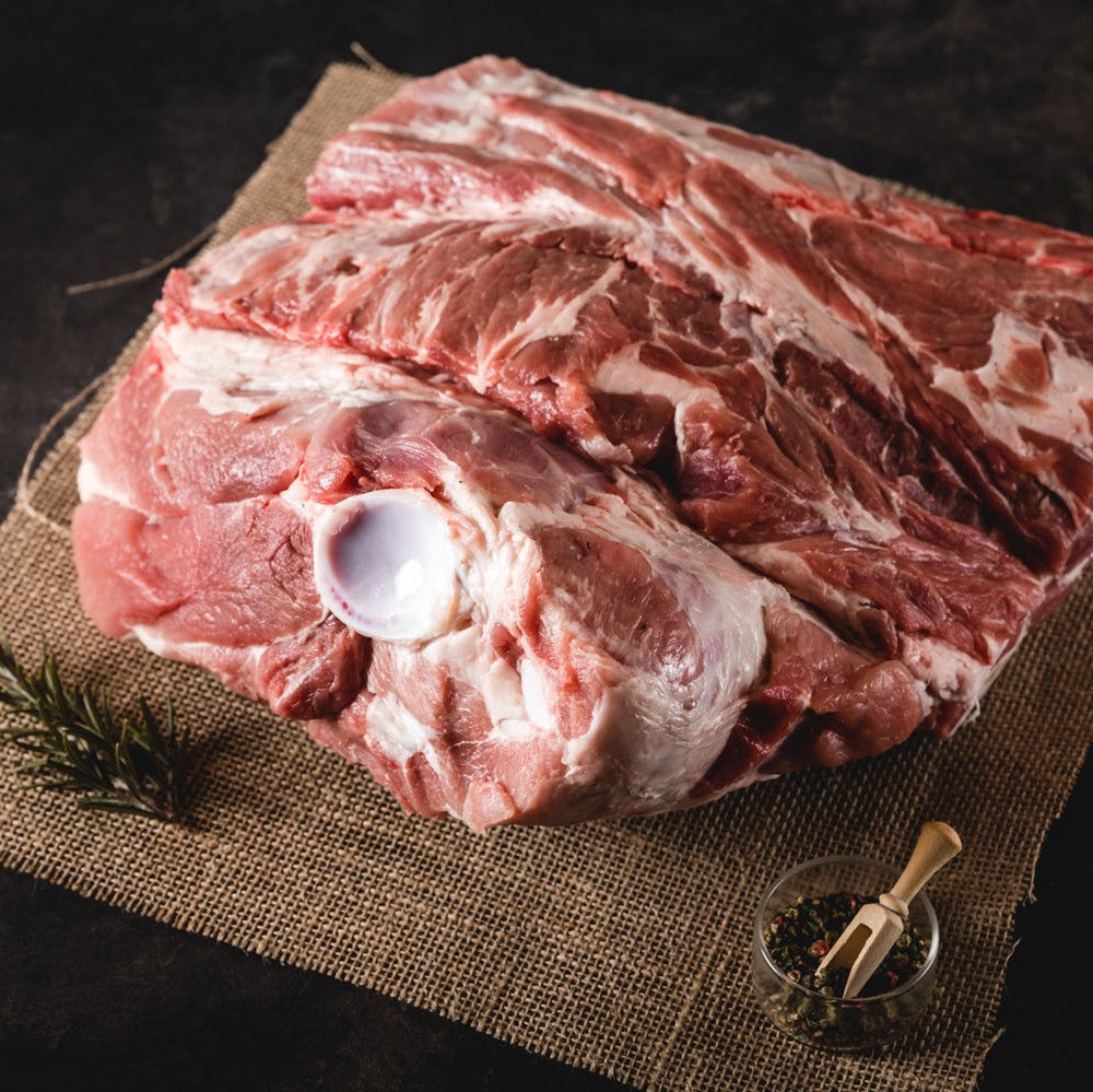 Boston butt Ελληνικού μαύρου χοίρου Ολόκληρο Ελευθέρας Βοσκής