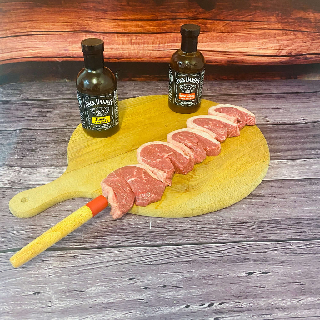 Picanha Angus Ωρίμανσης σε σουβλί ετοιμο για ψησιμο devesa Αργεντινής 800gr