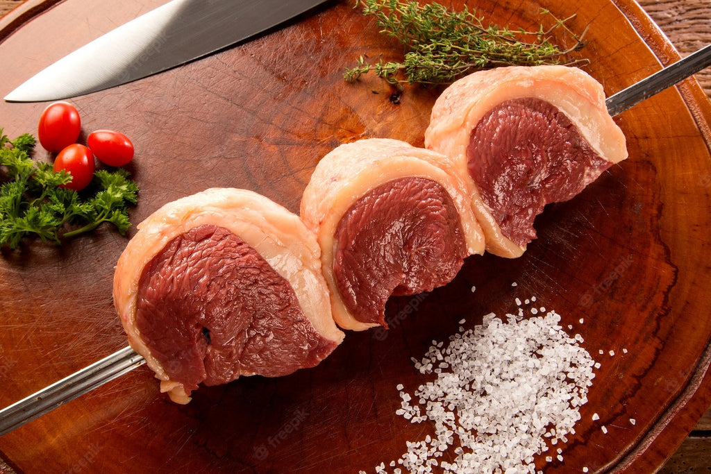 Picanha Angus Ωρίμανσης σε σουβλί ετοιμο για ψησιμο devesa Αργεντινής 800gr