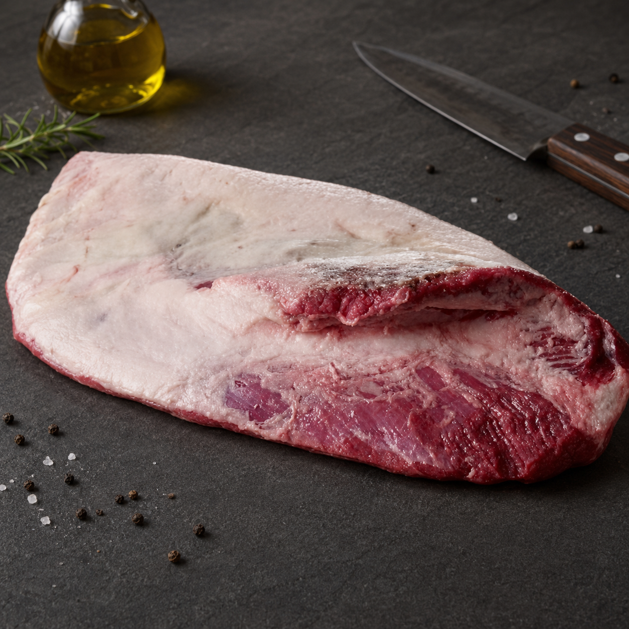 Brisket Angus Grain Fed Devesa Αργεντινής, ιδανικό για smoker, BBQ και φούρνο. Πλούσια γεύση και τρυφερό αποτέλεσμα με low &amp; slow ψήσιμο.