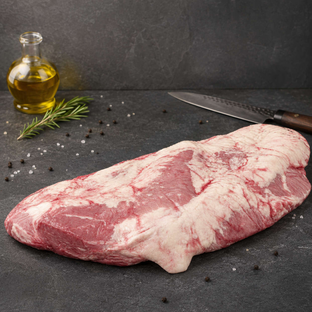 Brisket Angus Grain Fed John Dee Αυστραλίας, ιδανικό για smoker, BBQ και φούρνο. Πλούσια γεύση και τρυφερό αποτέλεσμα με low &amp; slow ψήσιμο.
