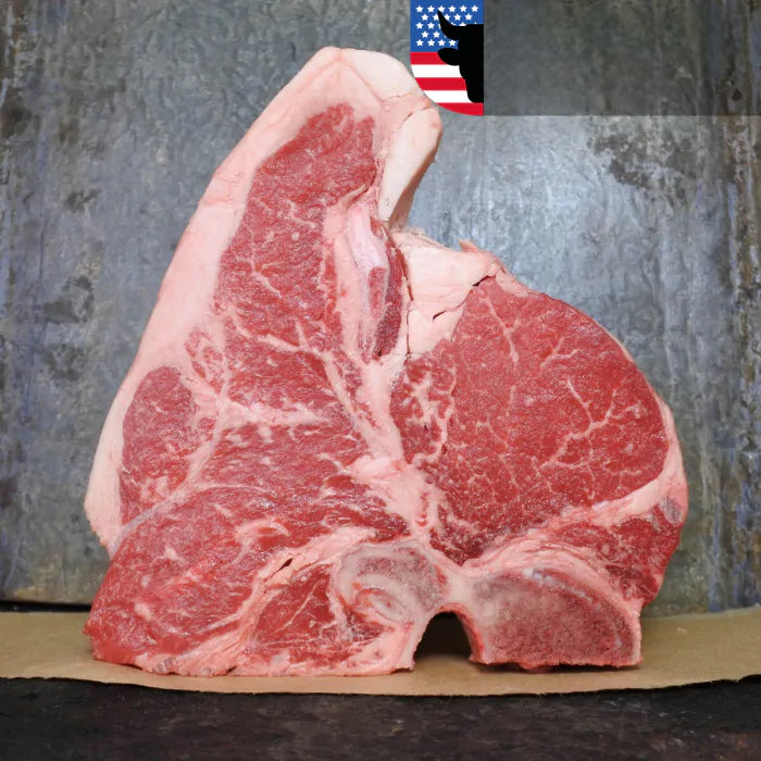 Porterhouse black angus Prime grain fed Creekstone, USA