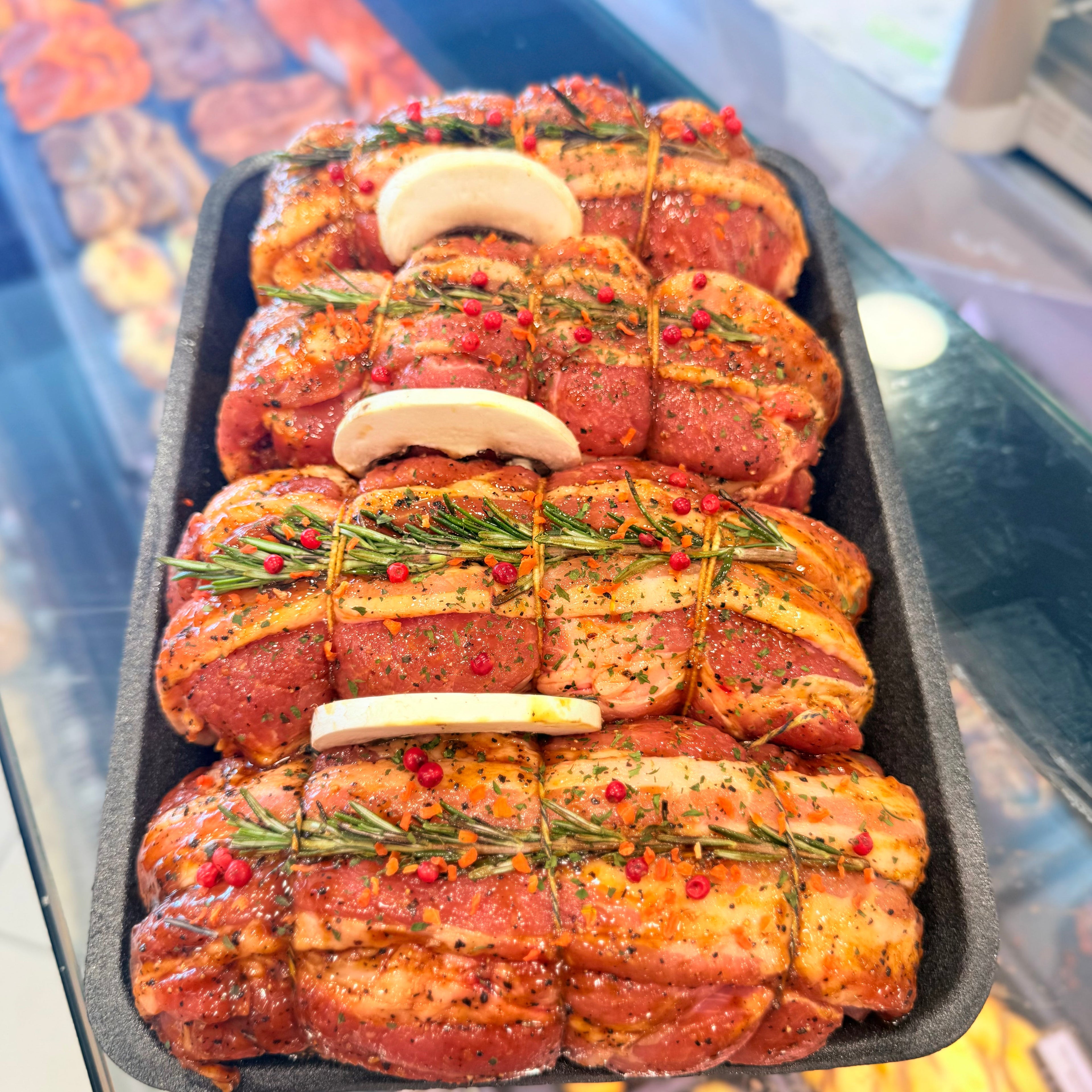 Greek Black Pork Stuffed Roll 500 gr