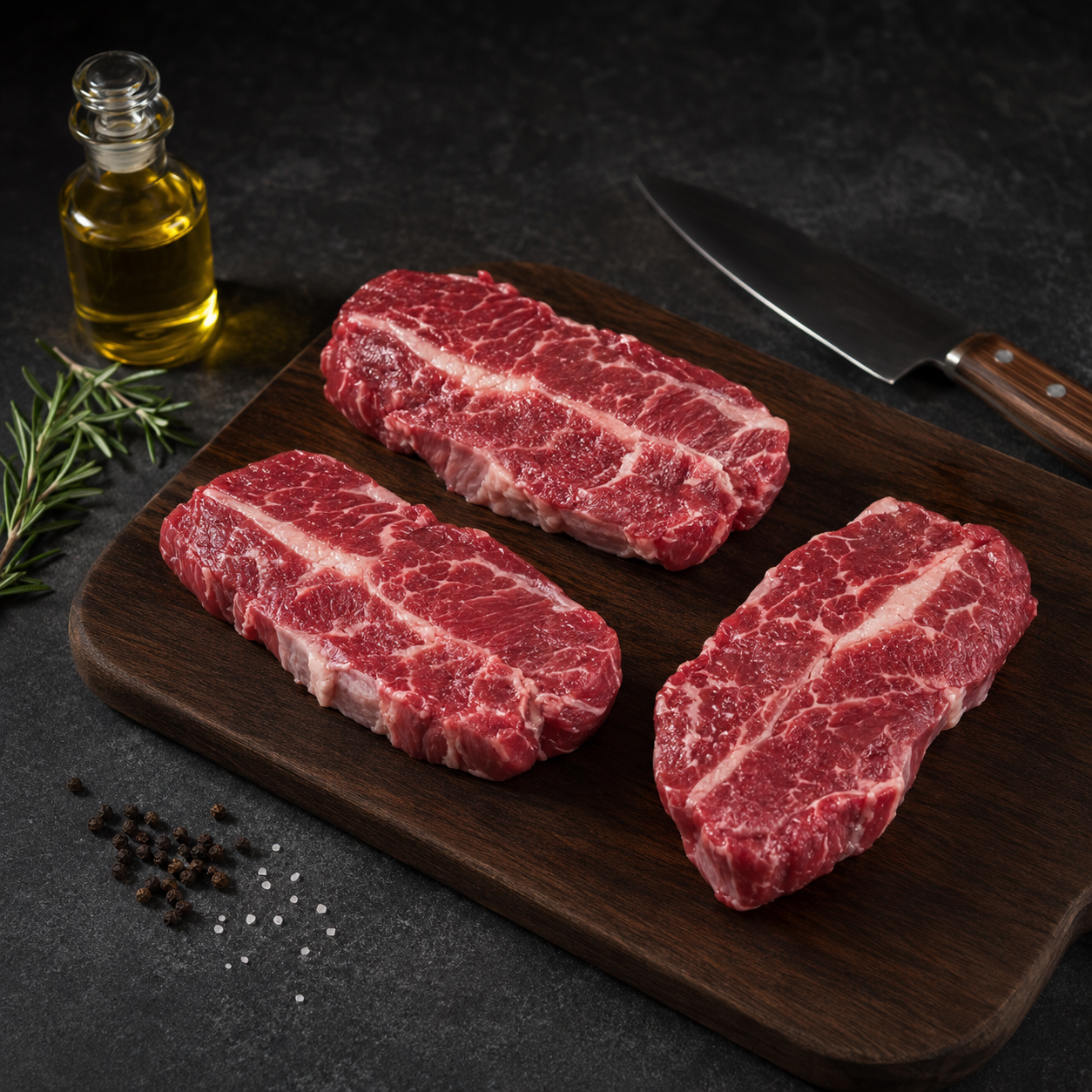 Ανακαλύψτε Oyster Blade Black Angus Grain Fed Devesa Αργεντινής, ιδανικό για γάστρα, low &amp; slow ή Flat Iron steaks μετά από καθάρισμα.