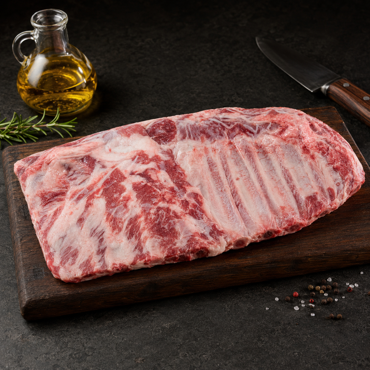 Ανακαλύψτε Spare Ribs χοιρινού Iberico Los Linares Ισπανίας, ιδανικά για φούρνο, κάρβουνα και αργό ψήσιμο. Διατίθενται κατεψυγμένα.