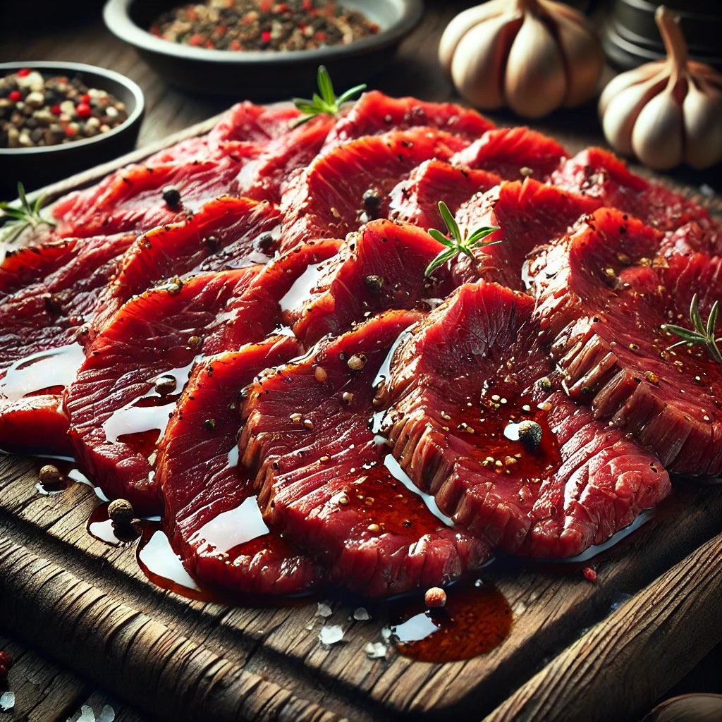 Φιλετάκια μοσχαρίσια Black Angus ωρίμανσης Μαριναρισμένα με Κάρυ 500 γρ