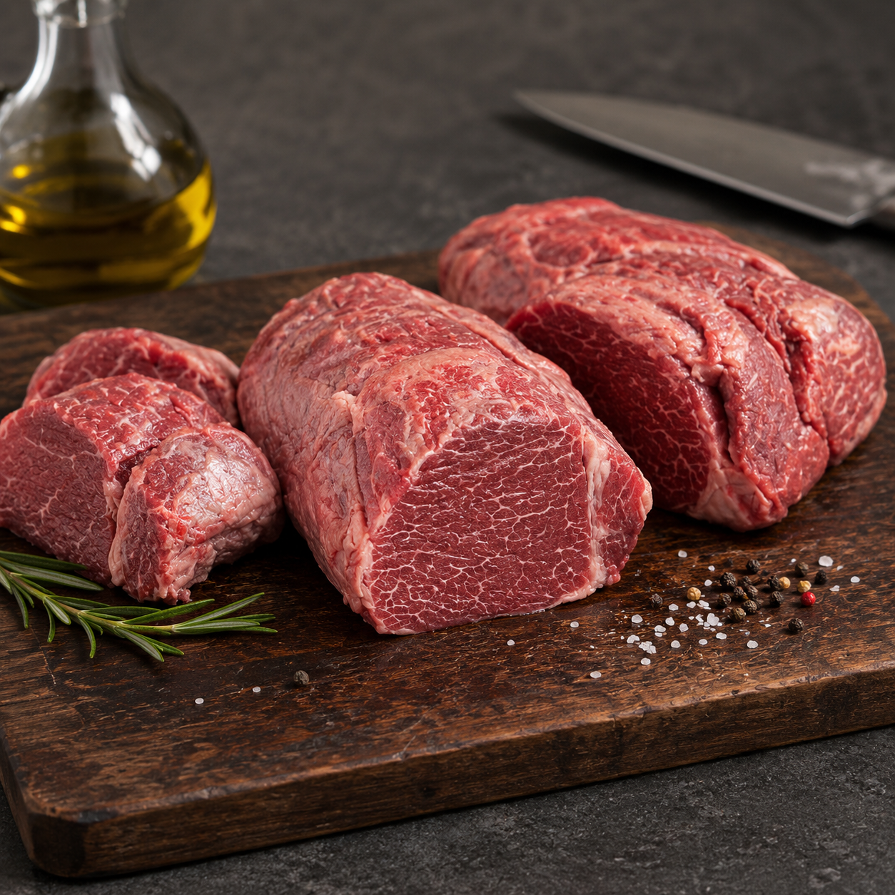 Ωμό Tenderloin Black Angus Prime Grain Fed Creekstone USA