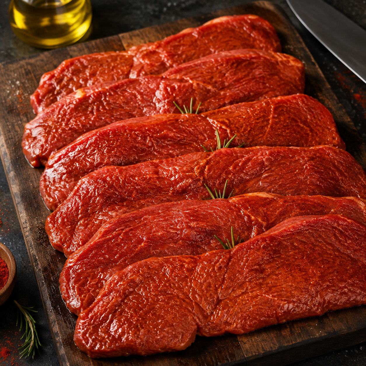 Άψητο Top Sirloin Black Angus με γλυκιά καπνιστή πάπρικα